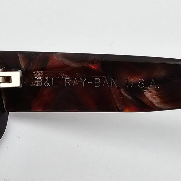 Ray-Ban B&L W1927 XXAO Tortoise Frame G-15 Green Glass Lens Cat Eye Sunglasses main image 14